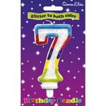 CANDLE NUMERAL MULTI 7
