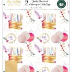 BIRTHDAY CAKE AND BALLOONS GIFT WRAP SET