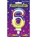 CANDLE NUMERAL MULTI 6