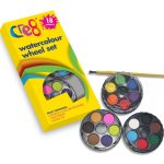 CRE8 WATERCOLOUR PAINT SET – 18 COLOURS