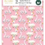 FLORAL SWAN DREAMS GIFT WRAP SET