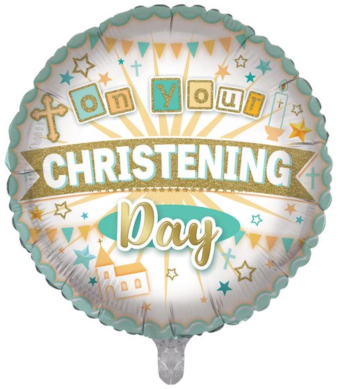 69 FOIL BALLOON CHRISTENING DAY - Image 1