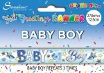 BABY BOY PARTY BANNER – 2.7 M - Image 2