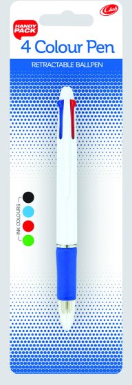 72 PENS 4 COLOUR CARDED - Image 1