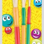 FUN PAINT BRUSHES – 3 PACK