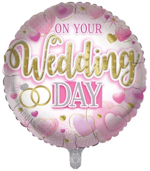 75 FOIL BALLOON WEDDING DAY - Image 1