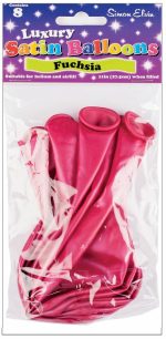 BALLOONS SATIN 11IN 8S FUCHSIA - Image 2