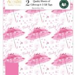 BABY GIRL PINK BROLLY GIFT WRAP SET