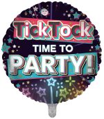 FOIL BALLOON TICK TOCK PARTY O’CLOCK - Image 2