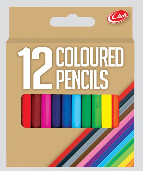 79 BOX 12 HALF COLOUR PENCILS - Image 1
