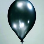 BALLOONS SATIN 11IN 8S BLACK