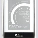 A4 CERTIFICATE PHOTO FRAME – SILVER