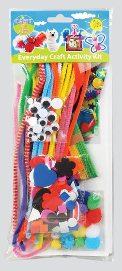 82 EVERYDAY CRAFT ACTIVITY KIT – ASSORTED MATERIALS - Image 1