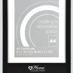 A4 CERTIFICATE PHOTO FRAME – BLACK