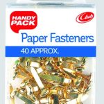 PAPER FASTENERS BRASS HANDY PACK