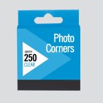 CLEAR PHOTO CORNERS – PACK OF 250