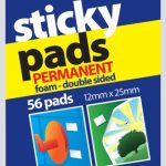 STICKY PADS 56S - 12 X 25MM