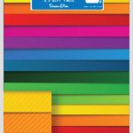 BRIGHT RAINBOW STRIPE GIFT WRAP SET