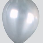 BALLOONS SHINY 12IN 15S SILVER