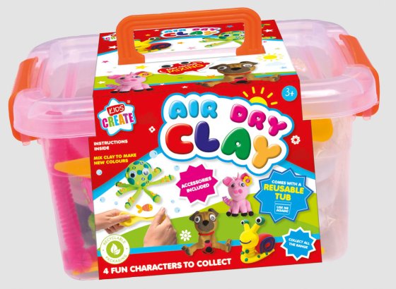 88 AIR DRY CLAY ACTIVITY TUB – ASSORTED COLOURS - Image 1