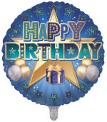 FOIL BALLOON HAPPY BIRTHDAY STAR