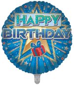 FOIL BALLOON HAPPY BIRTHDAY STAR - Image 2
