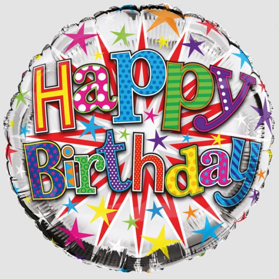 89 FOIL BALLOON HAPPY BIRTHDAY - Image 1