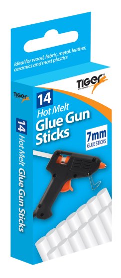 89 GLUE GUN HOT MELT STICKS CLEAR - Image 1