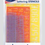 STENCIL PACK 4 ASSTD SIZES