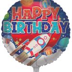 FOIL BALLOON HAPPY BIRTHDAY ROCKET