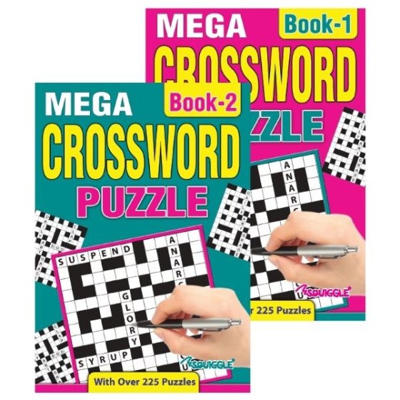 90 MEGA CROSSWORD BOOKS - Image 1