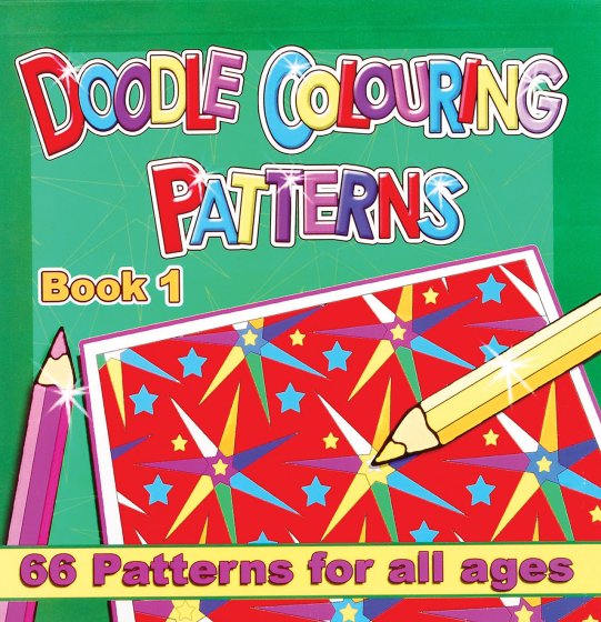 91 DOODLE COLOURING BOOK – PATTERNS - Image 1