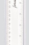 RULER CLEAR 30CM SHATTER RESIS