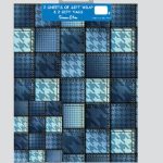 WRAP MALE BLUE SQUARES 2 SH 2 TAGS