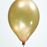 BALLOONS SATIN 11IN 8S GOLD