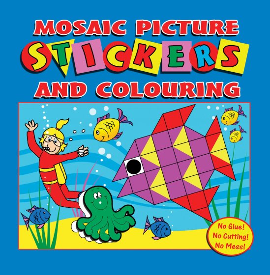 92 MOSAIC PICTURE STICKER BOOK - Image 1