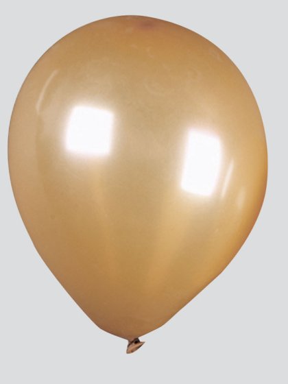 93 BALLOONS SHINY 12IN 15S GOLD - Image 1
