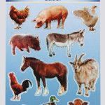 LASER FARM ANIMAL STICKERS – REALISTIC STYLE