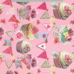 WRAP FEMALE CUPCAKES 2 SHEETS 2 TAGS