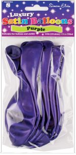 BALLOONS SATIN 11IN 8S PURPLE - Image 2