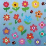 STICKERS PVC FLOWERS