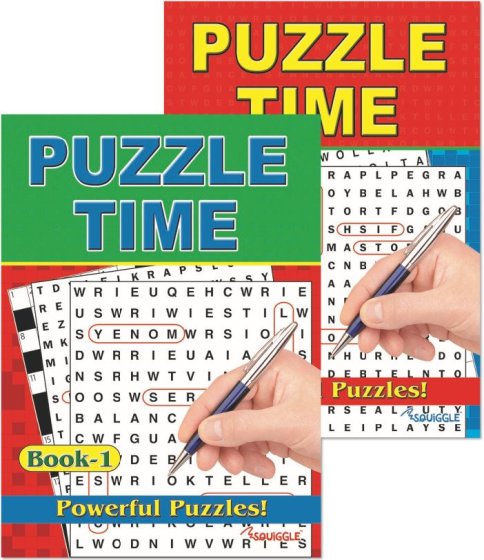 96 PUZZLE TIME BOOK - Image 1