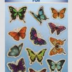 FOIL STICKERS BUTTERFLY