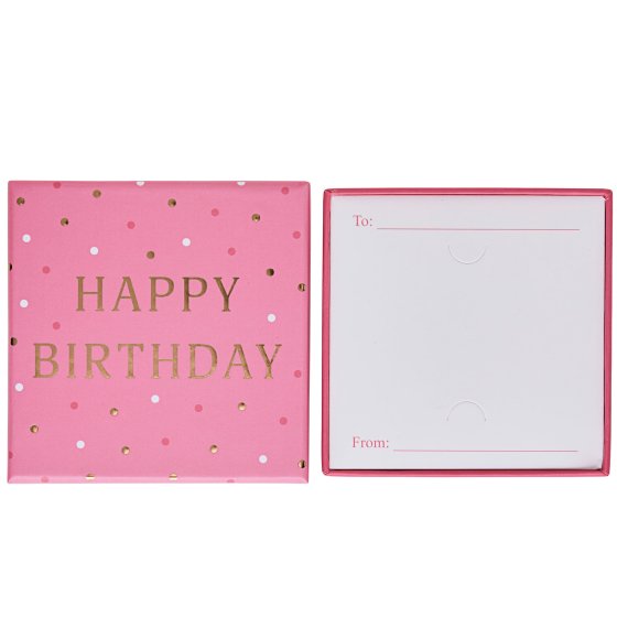 98 HAPPY BIRTHDAY MONEY WALLET (PINK) - Image 1