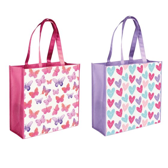 99 BAG PP SHOPPER HEART & BUTTERFLY - Image 1